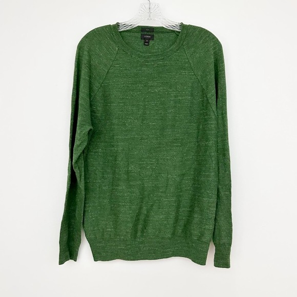 J. Crew Other - J. Crew Mens S Slim Green Rugged Textured Crew Neck Sweater Lightweight